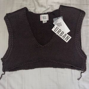 Urban Outfitters cropped sweater vest